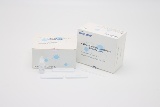 Kit Tes Antibodi Cepat Imunokromatografi 98,3% Kit Penyakit Akurasi