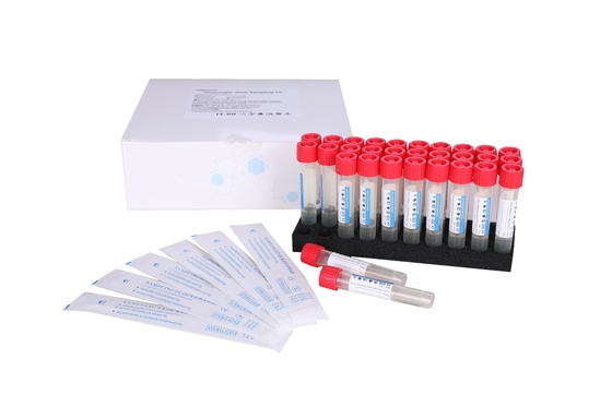 6ml Kit Penyeka Hidung Sekali Pakai Penyeka Budaya Nilon Dan Tabung Transportasi