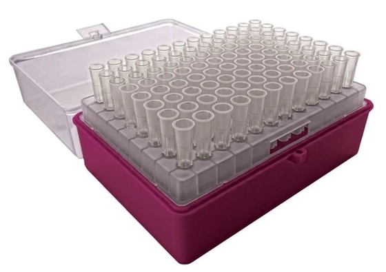 20ul PCR Pipet Tips PP Pipet Kapiler Sekali Pakai OEM ODM
