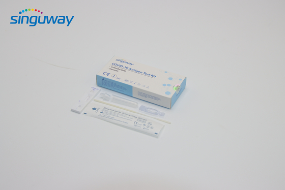 ISO9001 Cepat Antigen Diri sendiri Tes Kit Nasal Mengusap Lab RT PCR Home Tes Kit