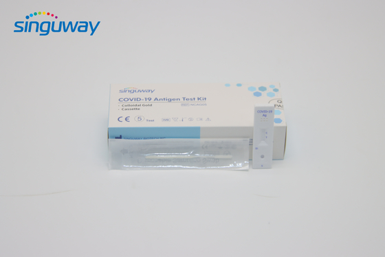 Kaset Manual Sensitivitas Tinggi RT PCR Cepat Antigen Diri sendiri Tes Kit