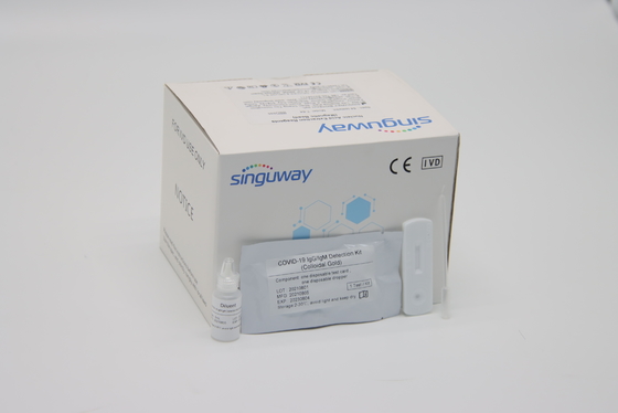 Sensitivitas Tinggi Sekali pakai Diri sendiri Cepat Antibody Tes Kit Kaset ISO13485