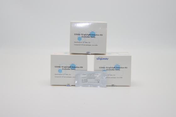 Kit Uji Mengusap Hidung Antibodi Cepat Presisi Tinggi Penggunaan Profesional Rumah