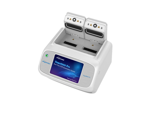 4x8well ganda memblokir Real Time PCR penganalisis Mesin Uji Cepat Untuk Sampel 32x0.2ml