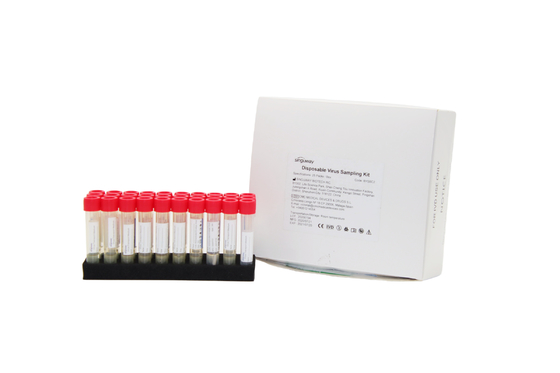 3mL Transport Medium Sekali pakai Virus Sampling Kit Kit Pengumpulan Mengusap Hidung ISO9001