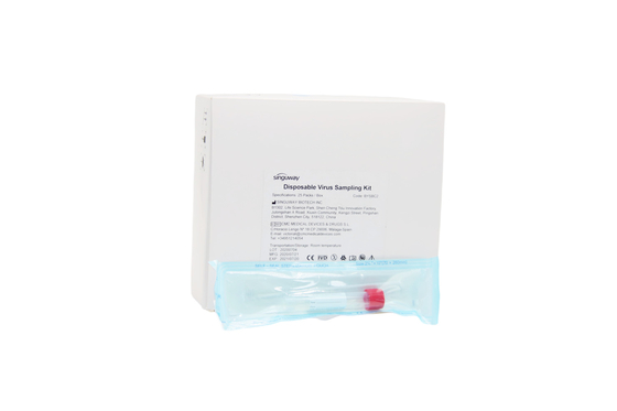 10ml Transport Medium Sekali pakai Virus Sampling Kit ABS VTM Koleksi Tabung