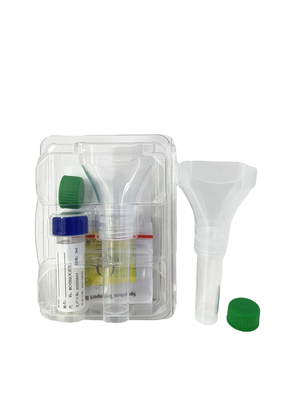 Kit Pengambilan Sampel Virus Sekali Pakai Kolektor Air Liur Kelas I ISO13485 Dengan Corong 10ml