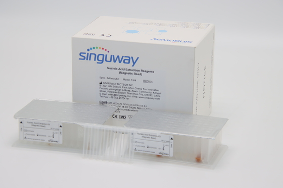 Sistem Penyangga Unik Kit Ekstraksi DNA Virus Kit Isolasi RNA Murni Plastik Tinggi CE